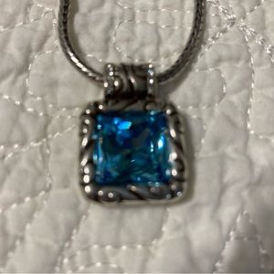 Brighton necklace with blue stone